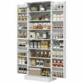 thumbnail image 5 of Spaco 65" Kitchen Cabinet, Kitchen Pantry Cabinet with 4 Doors and 16 Door Shelves, Storage Cabinet for Indoor as Dining Room, White, 5 of 11