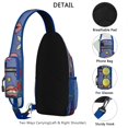 thumbnail image 3 of Vintage Paris Travel Sling Bag for Women, Airplane Flight Crossbody Backpack, Lightweight Holiday Journey Daypack, 3 of 6