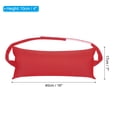 thumbnail image 2 of Uxcell Almohadas de Chaise al Aire Libre, Resistente al Agua con Correa Elástica Ajustable para Silla, Paquete de 2 Rojas, 2 of 7