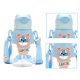 thumbnail image 2 of Copa De Agua Taza de agua con pajita para niños de 660 ml, botella deportiva bonita a prueba de fugas (azul), 2 of 8