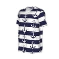 thumbnail image 2 of Balery Anchors Baseball Jersey for Men Casual Button Down Shirts Short Sleeve Active Team Sports Uniform-4X-Large, 2 of 9