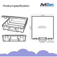 thumbnail image 2 of Super Satchel -Compartment Box- Plastic Art and Craft Supply Storage Container AB unit, 2 of 8