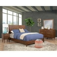 thumbnail image 6 of Home Square 2 Piece Set with Nightstand and 4-Drawer Accent Chest in Walnut, 6 of 17