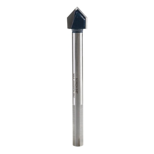 Juego de brocas BOSCH GT700 para vidrio con punta de carburo, 5/8 pulgadas