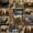 Sepia Brown Cream, variant on Castle Fairy Rustic Patchwork Western Wildlife Twin Sheets 3pcs,Aztec Plaid Cabin Pine Paw Print Bedding,Brown Red Cream,1 Fitted Sheet, 1 Flat Sheet and 1 Pillowcase