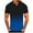 Blue, variant on Polo Shirts For Men Mens Fashion Casual Sports Gradient Lapel Short Sleeve Shirt Topmens T Shirt Mens Shirts Blue 3Xl