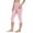Pink, variant on Bloomae Women's High Waisted Yoga Capris with Pockets, Basic Solid Color Tummy Control Non See Through Workout Athletic Running Capri Yoga Leggings Pink XXL