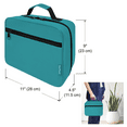 thumbnail image 2 of StarPlus2 Large Original Pill Bottle Organizer, Medicine Bag - Turquoise (with TSA approved lock), 2 of 6