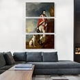 thumbnail image 2 of ARTCANVAS An Officer Of The 4th Regiment Of Foot 1776 Canvas Art Print by Thomas Gainsborough - Size: 60" x 40" (1.50" Deep) (3-Piece), 2 of 9