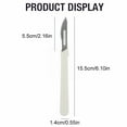 thumbnail image 3 of ZOURIH Baking Cutter - 1 Pcs Carbon Steel Bread Cutter with Scale Serrated Dough Scoring Knife for Sourdough Toast and Cakes Perfect Baking Tools for Home and Bakery, 3 of 9