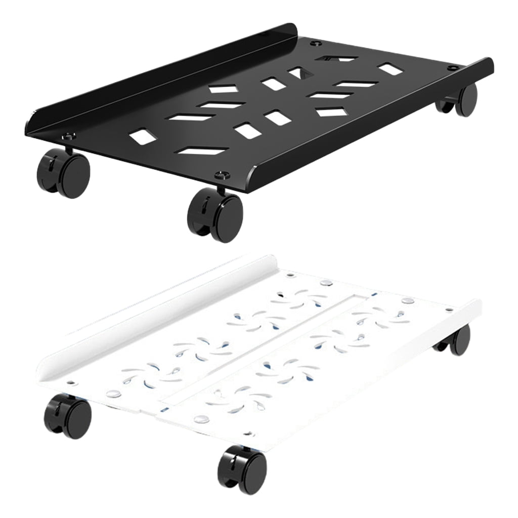 Computer Tower Stand Adjustable Mobile CPU Stand CPU Holder PC Tower Stand with Wheel PC Floor Risers Stand Computer