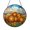 Acrylic 3.5 Inch, variant on Country Hay Bale Stained Glass Window Suncatcher, Thanksgiving Home Decor