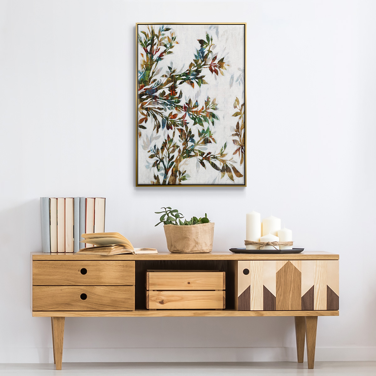 Tree of Life II Framed Premium Gallery Wrapped Canvas - Ready to Hang