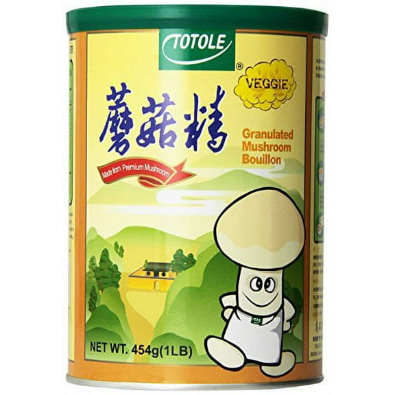 NineChef Bundle - Totole - Granulated Mushroom Bouillon 454 g /16 Oz z (Pack of 1) 1 NineChef Brand Long Handle Spoon