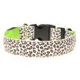 thumbnail image 2 of Flmtop Collier LED Réglable en Nylon Léopard Sécurité Clignotant Lumière de Nuit pour Chien Chiot Animaux Vert, 2 of 9