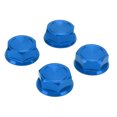 thumbnail image 3 of Hex Wheel Nut, Professional Aluminium Alloy High Strength Easy To Install Dust Lock Nuts Adapter  for RC Accessories Blue, 3 of 8