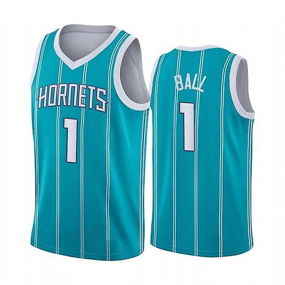Charlotte Hornets #1 Lamelo Ball Teal Jersey Men's Basketball Uniform For Adults