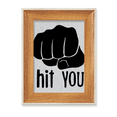 thumbnail image 1 of Fist Outline Personalized Gesture Desktop Wooden Photo Frame Display Picture Art Painting Multiple Sets, 1 of 3