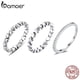 thumbnail image 2 of Anillo Bamoer 925 Plata Simple Estrella Estilo Corazón Joyería De Moda Para Mujer Gao Jiahui  unisex, 2 of 2