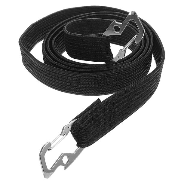 Correas elásticas ajustables con ganchos para motocicletas y bicicletas Cuerda elástica resistente para montar al aire libre y fijar equipaje
