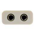 thumbnail image 4 of StarTech.com 4 Position Microphone and Headphone Splitter 3.5 mm 4 Pin / 4 Pole Mic and Audio Combo Splitter Cable (MUYHSMFFADW) - Headset splitter - mini-phone stereo 3.5 mm female to 4-pole mini jack male - 15.25 cm - white - for P/N: MUHSMF2M, 4 of 8