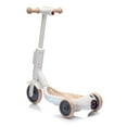 thumbnail image 4 of 2in1 Kids Ride On 3 Wheel Balance Electric Scooter with Tail Color Lights , Music Style  3 Wheeled Scooter with Widened Pedals, for Kids 3-6, White, 4 of 8