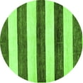 thumbnail image 1 of Ahgly Company Indoor Round Abstract Green Modern Area Rugs, 6' Round, 1 of 4