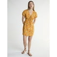 thumbnail image 2 of Scoop Women’s Mini Dress with Puff Sleeves, Sizes XS-XXL, 2 of 5