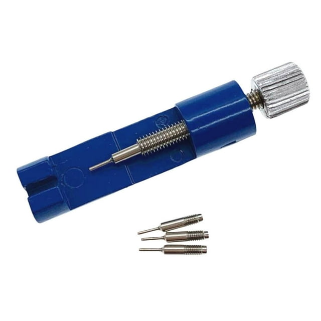 Remover de Maillon de Montre avec 3 Goupilles Supplémentaires Réglables Montre Lien Remover Bracelet Bracelet Lien Goupille Remover Réparation Outil Kit