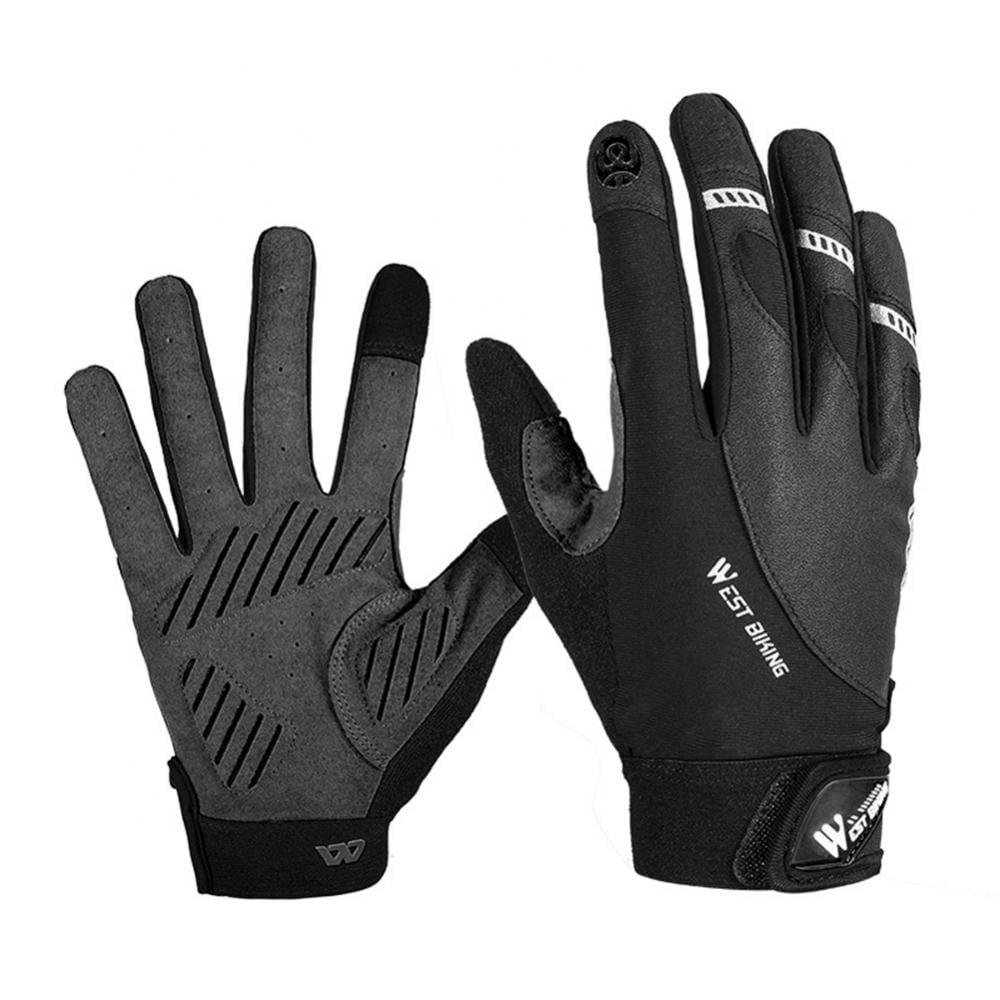 Winter Cycling Gloves Full Finger Anti Slip Biking Sports Gloves Running Gloves 