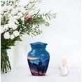 thumbnail image 7 of Cowboy Cremation Urn For Human Ashes Small Keepsake, Blue Mini Urns For Cremated Remains, Small Urn For Adults, Tiny Urns For Adult Human Ashes Ground Burial, 3 Inch, 7 of 7