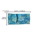 thumbnail image 3 of 3 Pack Floral Eyeglass Case Top Closure, Slip In Eyeglass Case Soft Fits Medium To Large Glasses, Women, Asian Floral - Purple, Blue, & Pink Champagne, 3 of 8