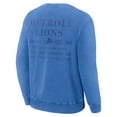 thumbnail image 3 of Men's Fanatics Blue Detroit Lions Deep Route Pullover Sweatshirt, 3 of 3