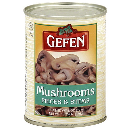 Gefen Mushroom Pieces & Stems, 8 oz (Pack of 24) by Gefen