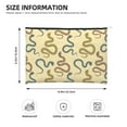 thumbnail image 3 of Easygdp Various Snake Makeup Bag Toiletry Bag Canvas Makeup Bags Zipper Cosmetic Pouch Travel Cosmetic Pouch for Women Gifts, 3 of 7