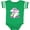 Football Green and White, variant on Inktastic Little Sister Unicorn Girls Baby Bodysuit