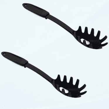 2Pcs Spaghetti Scoop Pasta Server Heat Resistant Serving Spoon for Spaghetti Noodle Easy to Operate