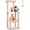 Light Pink, variant on PINDEE Cat Tree for Large Cats Adult with Metal Plush Big Hammock, 56.3" Cat Tower with 2 Door Condo House, 6-Tier Cat Shelves with Scratching Posts and Large Top Perch, Beige