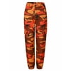 Women's Camo Cargo Trousers Casual Pants Military Army Combat Camouflage Print