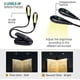 thumbnail image 4 of 12 LED Rechargeable Reading Light/Music Stand, Clip-on Reading Lamp in Bed, Double Eye Protection, 4 of 5