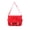 Red, variant on Student Large Capacity Shoulder Messenger Bag Nylon Red 13.78x10.24x4.72 Inches 1 Pack