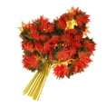 thumbnail image 1 of 12 Unids Hojas de Arce Artificiales Sunnimix 2 Colores Autumn Red, 1 of 8