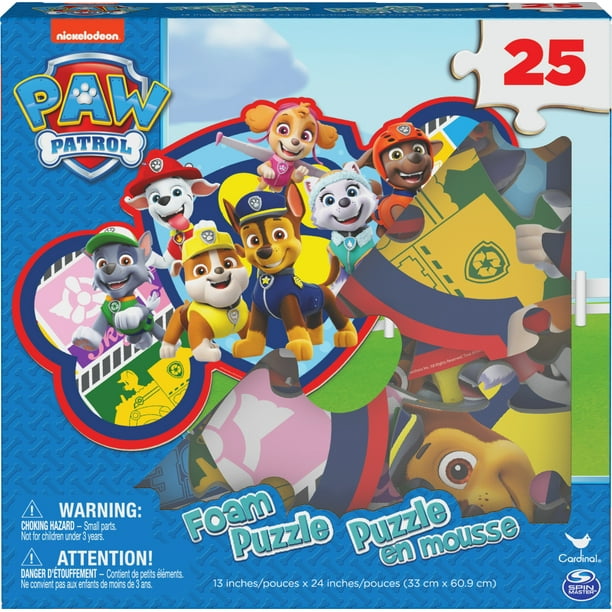 Paw Patrol 25 Piece Foam Puzzle Walmart Com Walmart Com