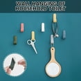 thumbnail image 3 of 6 Pack Wall Hooks for Hanging ,Wall Hooks Self Adhesive Towel Coat Hooks Waterproof Hook for Bathroom Shower Kitchen Keys Door Outdoor Home Improvement Utility Hook,6 Colors (Yellow), 3 of 4