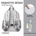 thumbnail image 5 of Cartoon Emperor Penguin Print Backpack - Adjustable Spine-Protecting Book Bag for Students with Waterproof Fabric, 5 of 5