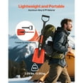 thumbnail image 4 of KFFKFF Foldable Snow Shovel for Driveways, 9 in Blade with D-shaped Handle, Adjustable Length 36-40 in, Lightweight Aluminum Alloy Tool for Snow Removal, Ideal for Gardens, Cars, and Camping, 4 of 9