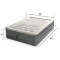 thumbnail image 4 of Intex TruAire Luxury Queen Air Mattress Airbed with Lumbar Support and Pump, 4 of 13