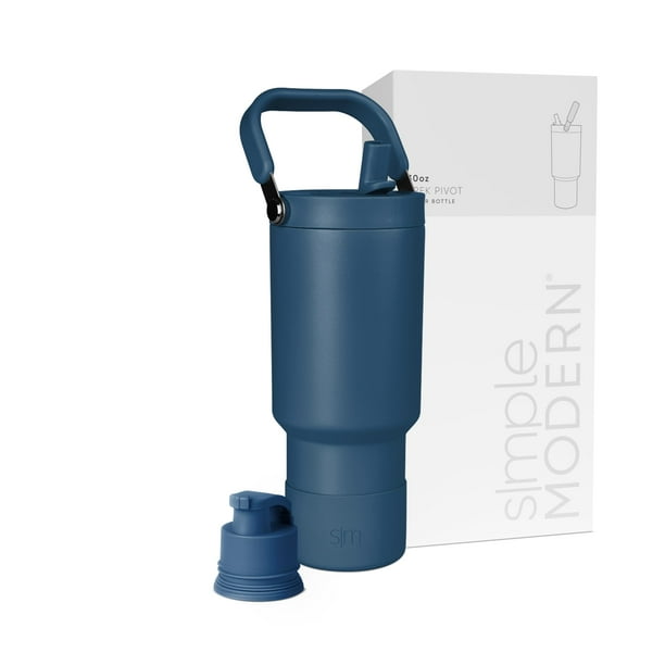Botella de agua Simple Modern Trek Pivot de 900 ml con asa
