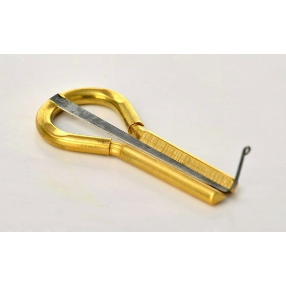 Marimbo Vargan profesional para arpa judía, hecha a mano, 5 x 2,8 cm