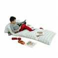 thumbnail image 3 of Dragonfly Floor Pillow Lounger Cover, Group of Regularly Dragonfly Pattern Short Lives Composition of Bugs, Nap Mat Printed Fabric Case for 5 Pillows, 88" x 36", Orange Blue, by Ambesonne, 3 of 5